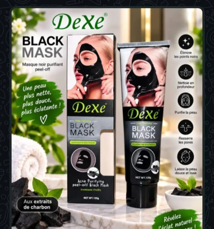 masque noir pour visage — photo 1